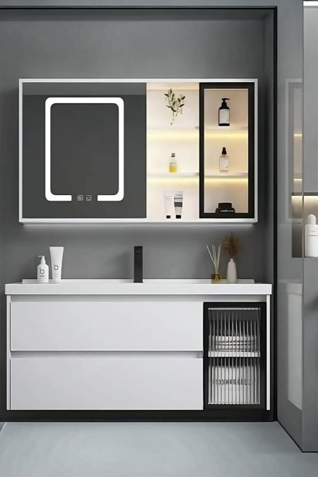 طقم مغسلة حمام معلّقة